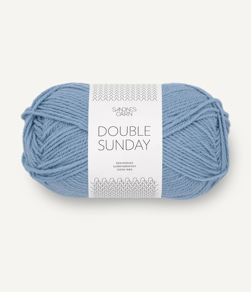 Double Sunday fra Sandnes - et blødt merino uldgarn