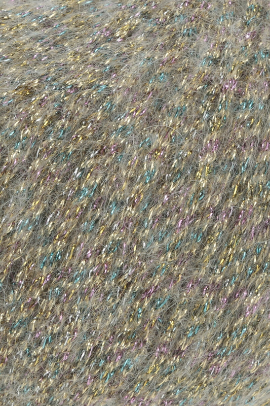 Glamour - unicorn blowyarn med glimmer fra Lang Yarns i farven 0051 (unicorn sparkle)