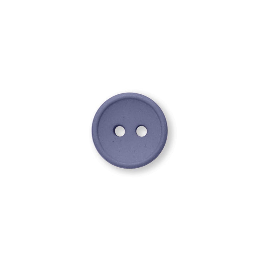 Cotton Button knapper lavet af genanvendt bomuld fra Isager til dit strik Sky 13 mm