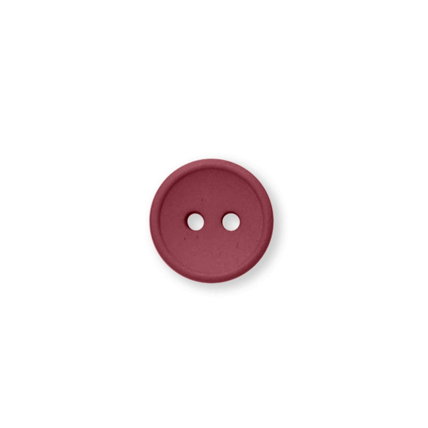 Cotton Button knapper lavet af genanvendt bomuld fra Isager til dit strik Strawberry 13 mm