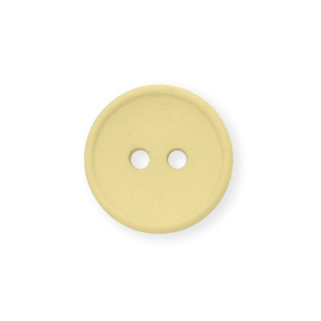 Cotton Button knapper lavet af genanvendt bomuld fra Isager til dit strik Lemon