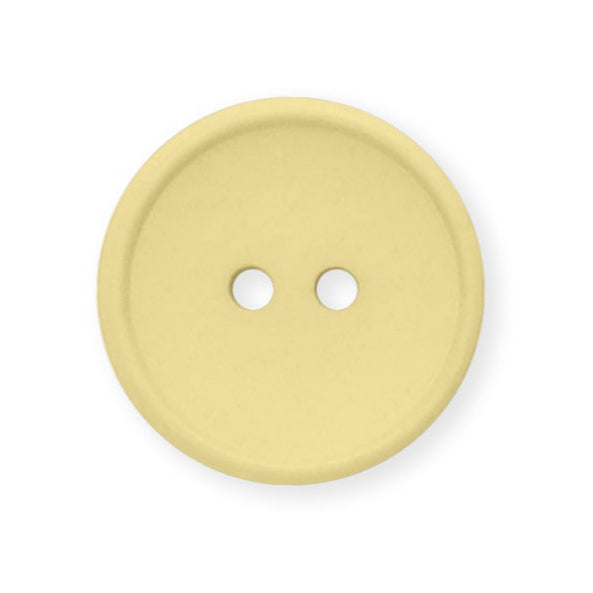Cotton Button knapper lavet af genanvendt bomuld fra Isager til dit strik farve Lemon