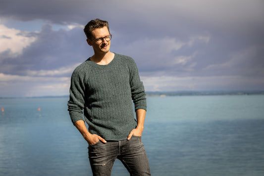 Strik til en Verdensmand. Strikkehæfte med strikkeopskrifter til mænd.