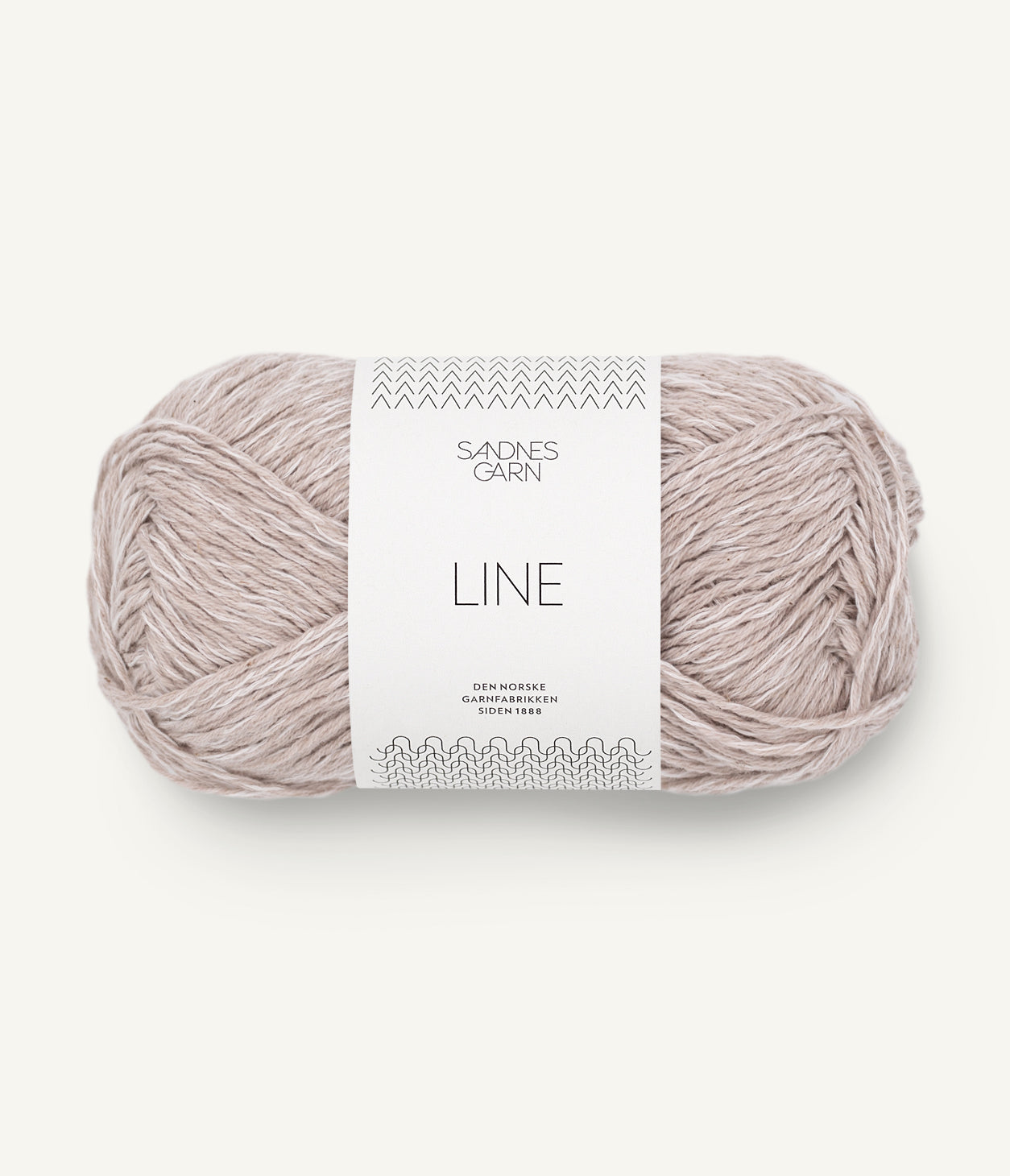 Line - et dejligt blødt sommergarn i bomuld, viskose og hør fra Sandnes til pind 4 mm farve Lys Beige