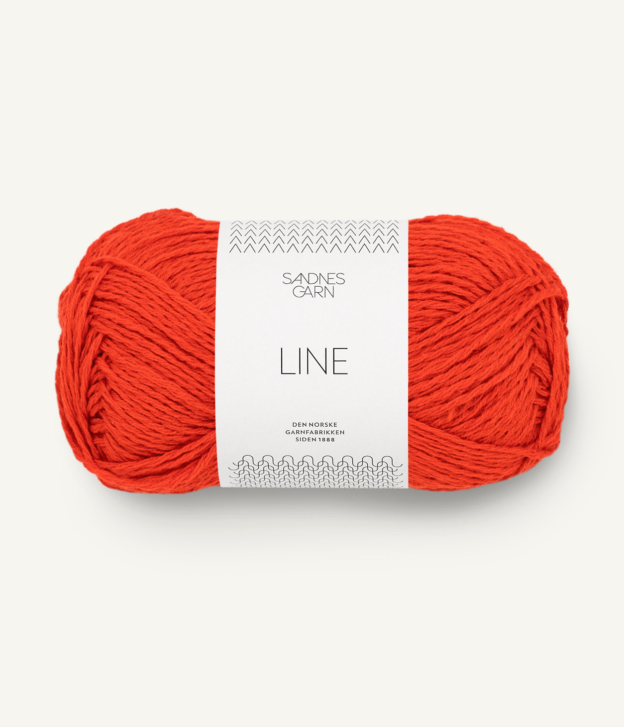 Line - et dejligt blødt sommergarn i bomuld, viskose og hør fra Sandnes til pind 4 mm farve Spicy Orange