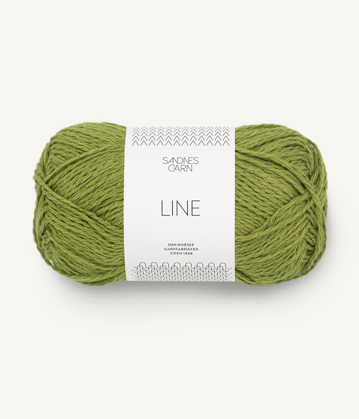Line - et dejligt blødt sommergarn i bomuld, viskose og hør fra Sandnes til pind 4 mm farve Matcha