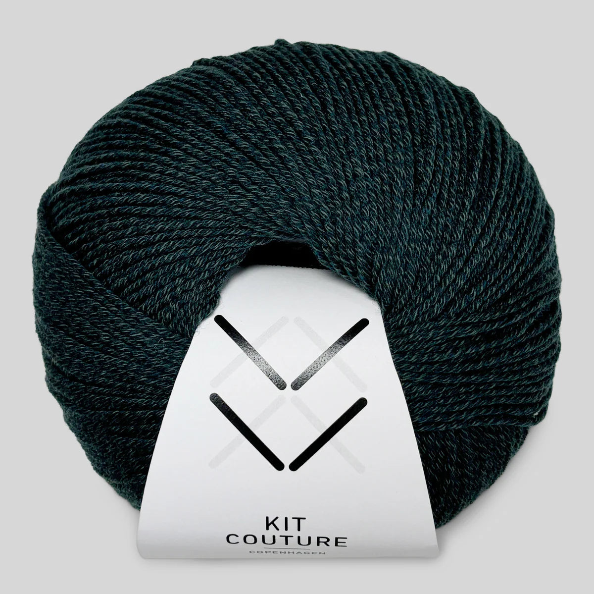 Sommergarner - her vises Wool Cotton fra Kit Couture i farven Petroleum