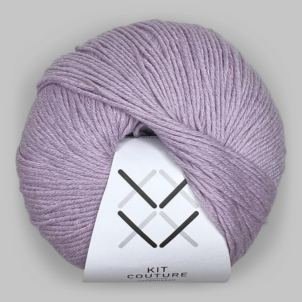 Sommergarner - her vises Wool Cotton fra Kit Couture i farven Lys Syren