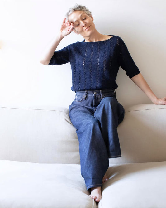 Garnpakke til Shore Tee - Isager Breeze kollektion