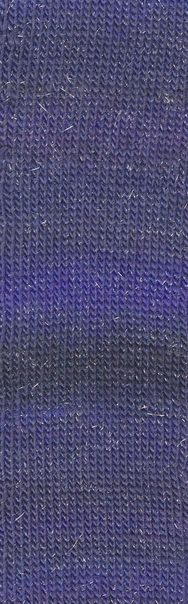 Mille Colori Socks and Lace Luxe - strømpegarn med flot farveskifte og diskret glimmertråd.