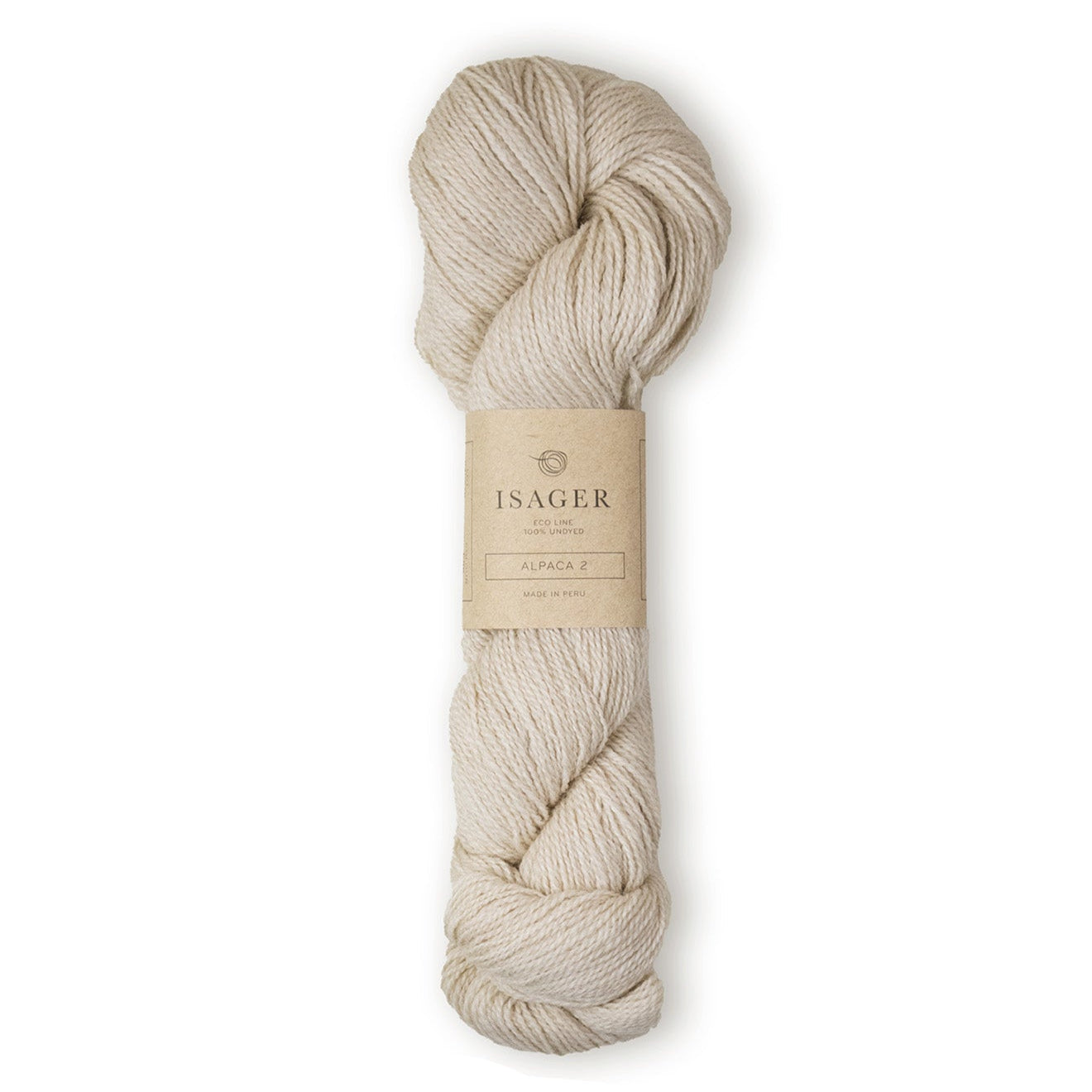Alpaca 2 fra Isager i farven E6s (marcipan)