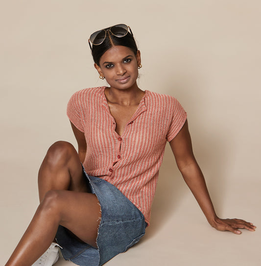 Strikkeopskriften Baba fra Indian Dream - sommerstrikke hæfte af Annette Danielsen