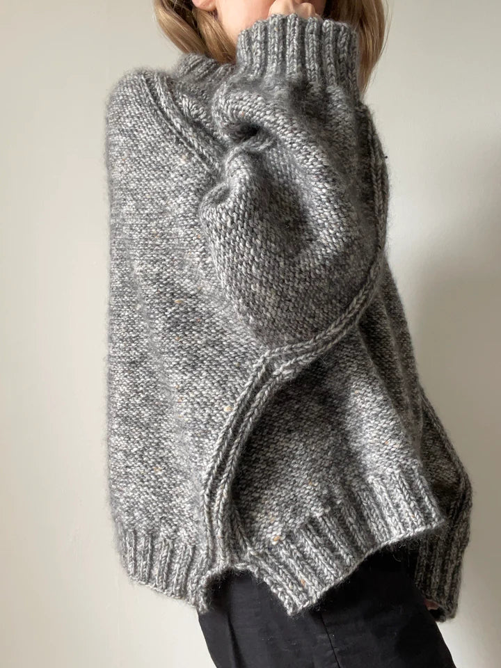 Garnpakke til Bawi Sweater af AegyoKnit Grå