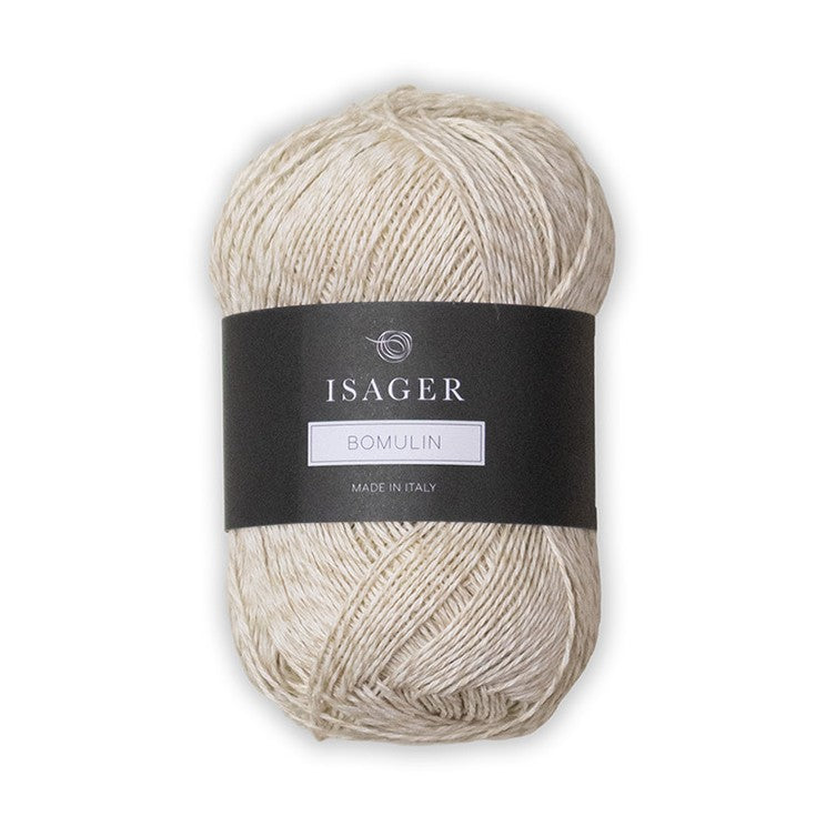 Bomulin - bomuld og hør garn fra Isager fv 0