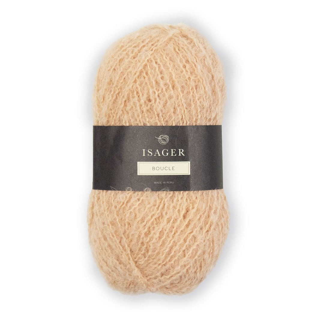 Bouclé fra Isager - et skønt alpaka bouclé garn