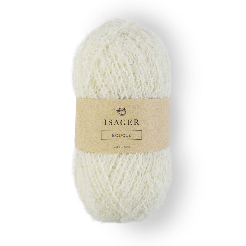 Bouclé fra Isager - et skønt alpaka bouclé garn