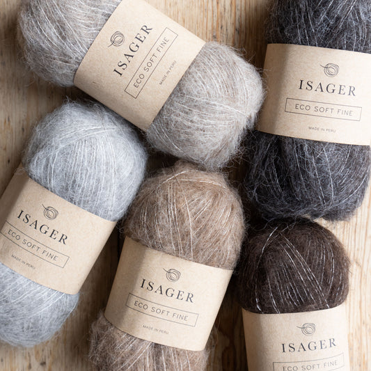 Isager Soft Fine - et blødt og loddent alpakka/Yak/silke garn