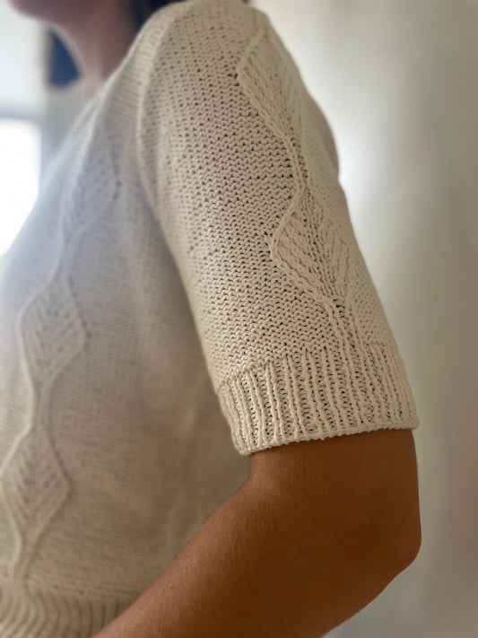 Strikkekit til Forest Tee af Helga Isager