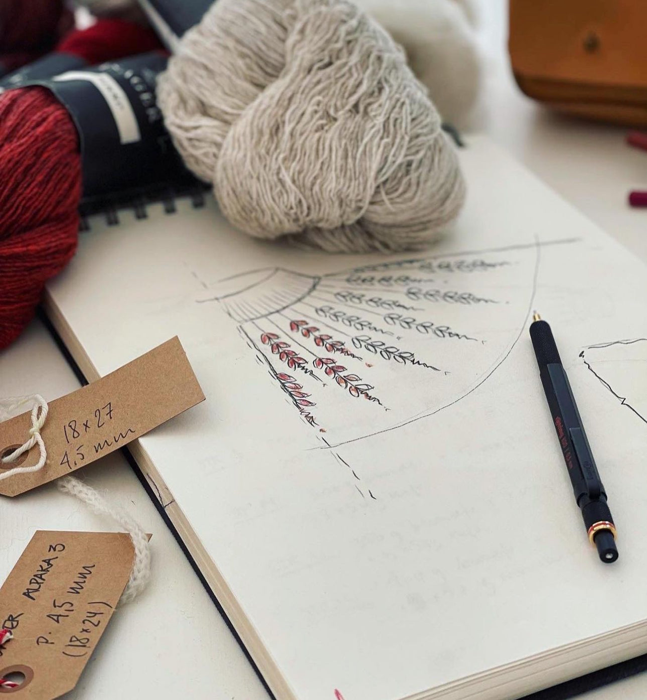 Strikkekit til Lupin Sweater - Isager Botanica kollektion