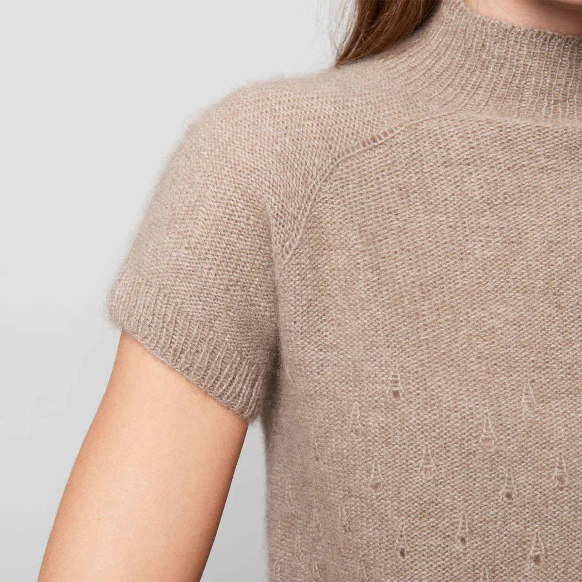 Strikkekit til Fugloy T-shirt i cashmere