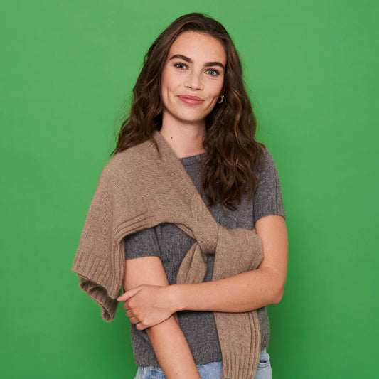 Strikkekit til Borgan T-shirt (100% cashmere)