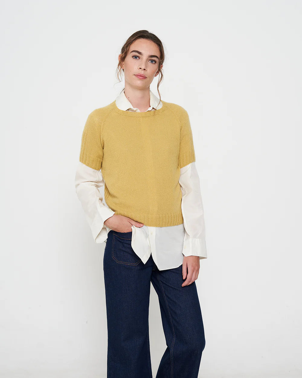 Strikkekit til Borgan T-shirt (100% cashmere)