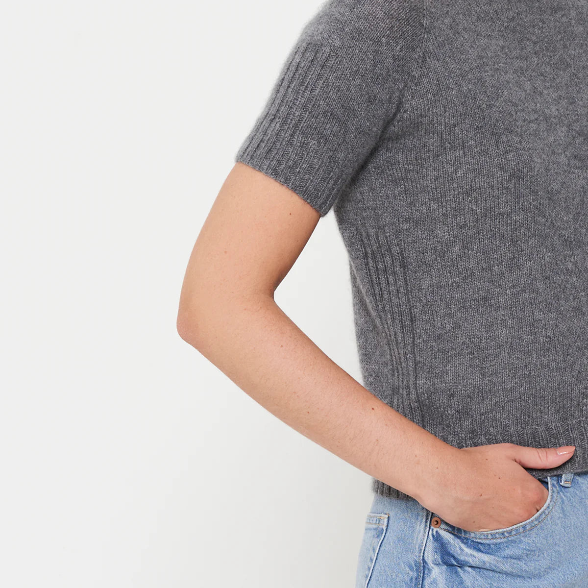 Strikkekit til Borgan T-shirt (100% cashmere)