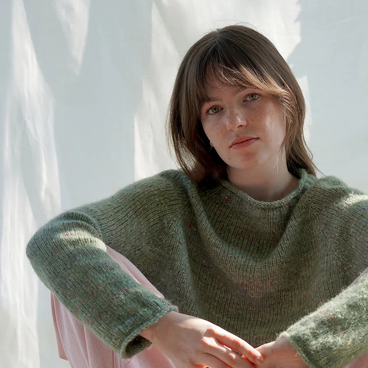 Strikkekit til Letholm Bluse Begynder i Blow fra Kit Couture