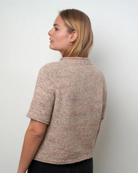 Strikkekit til Letholm T-shirt (Begynder)