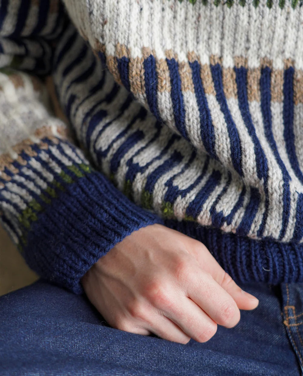 Strikkekit til Öland Sweater mand fra Kit Couture - køb det hos Knit Garden