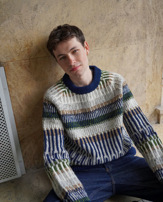 Strikkekit til Öland Sweater mand fra Kit Couture - køb det hos Knit Garden