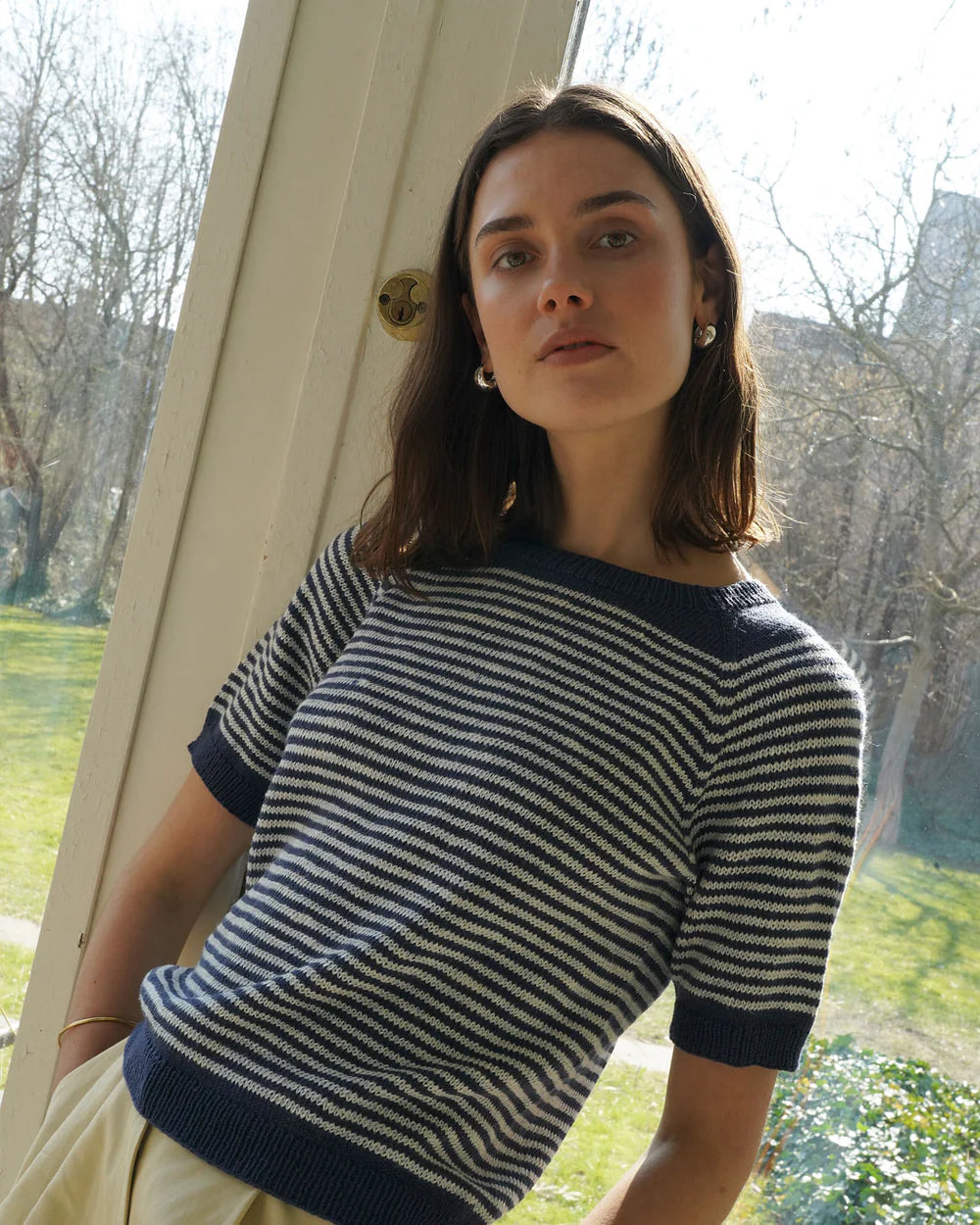 Strikkekit til Storö t-shirt fra Kit Couture