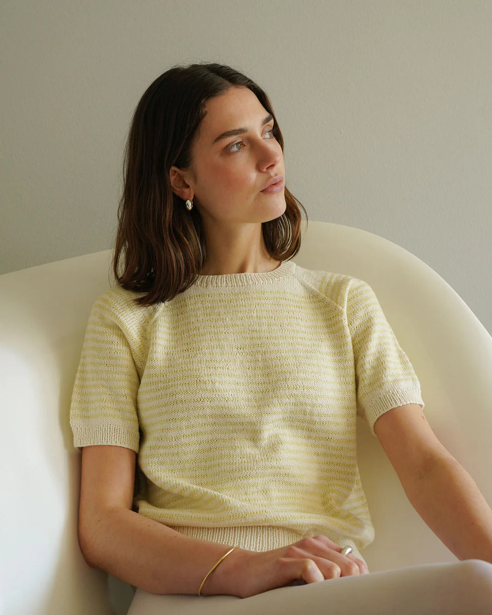 Strikkekit til Storö t-shirt fra Kit Couture