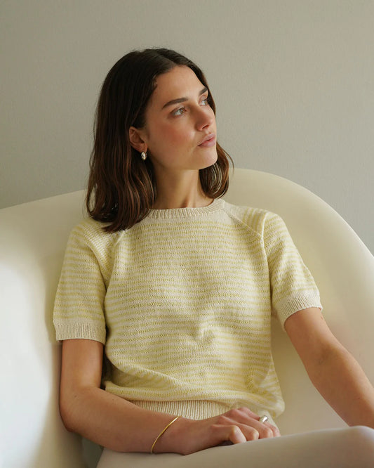 Strikkekit til Storö t-shirt fra Kit Couture