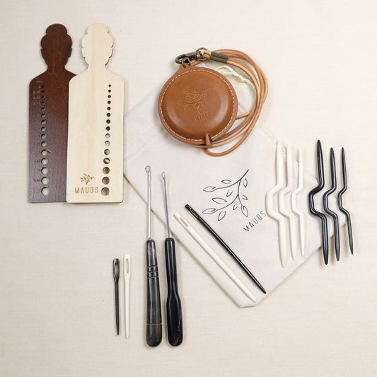 Uldnål i horn og ben til dit strik