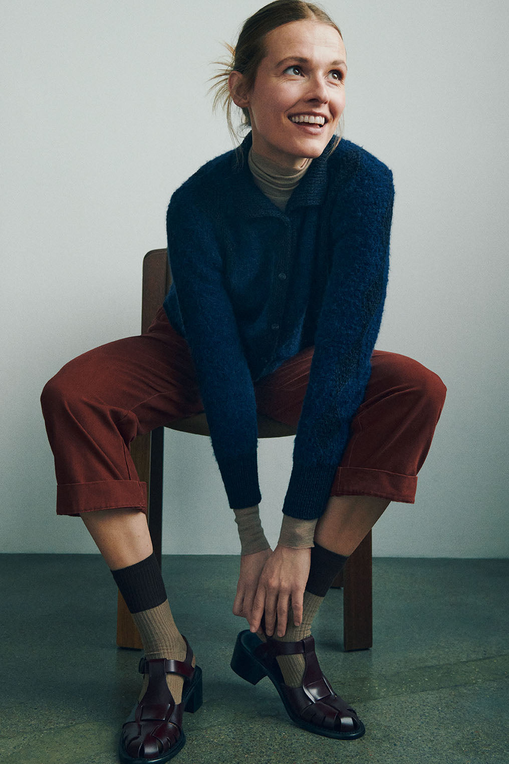 Strikkekit til Otti Cardigan af Helga Isager - The 1919 Collection