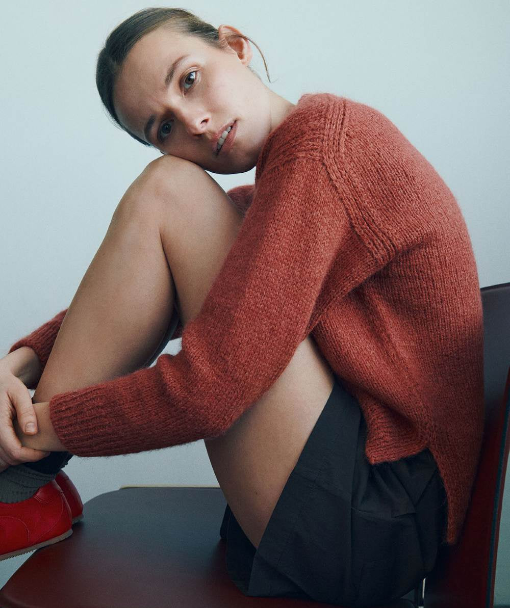 Otti Sweater strikket i Alpaca3 og Silk Mohair fra Isager