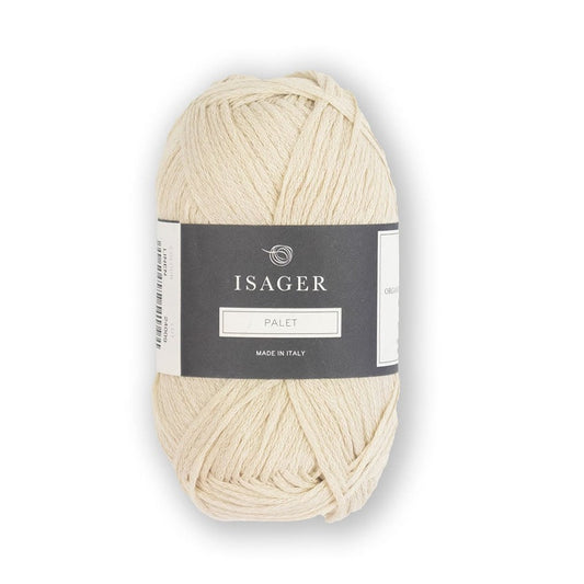 Palet fra Isager er et spændende bomuldsgarn.