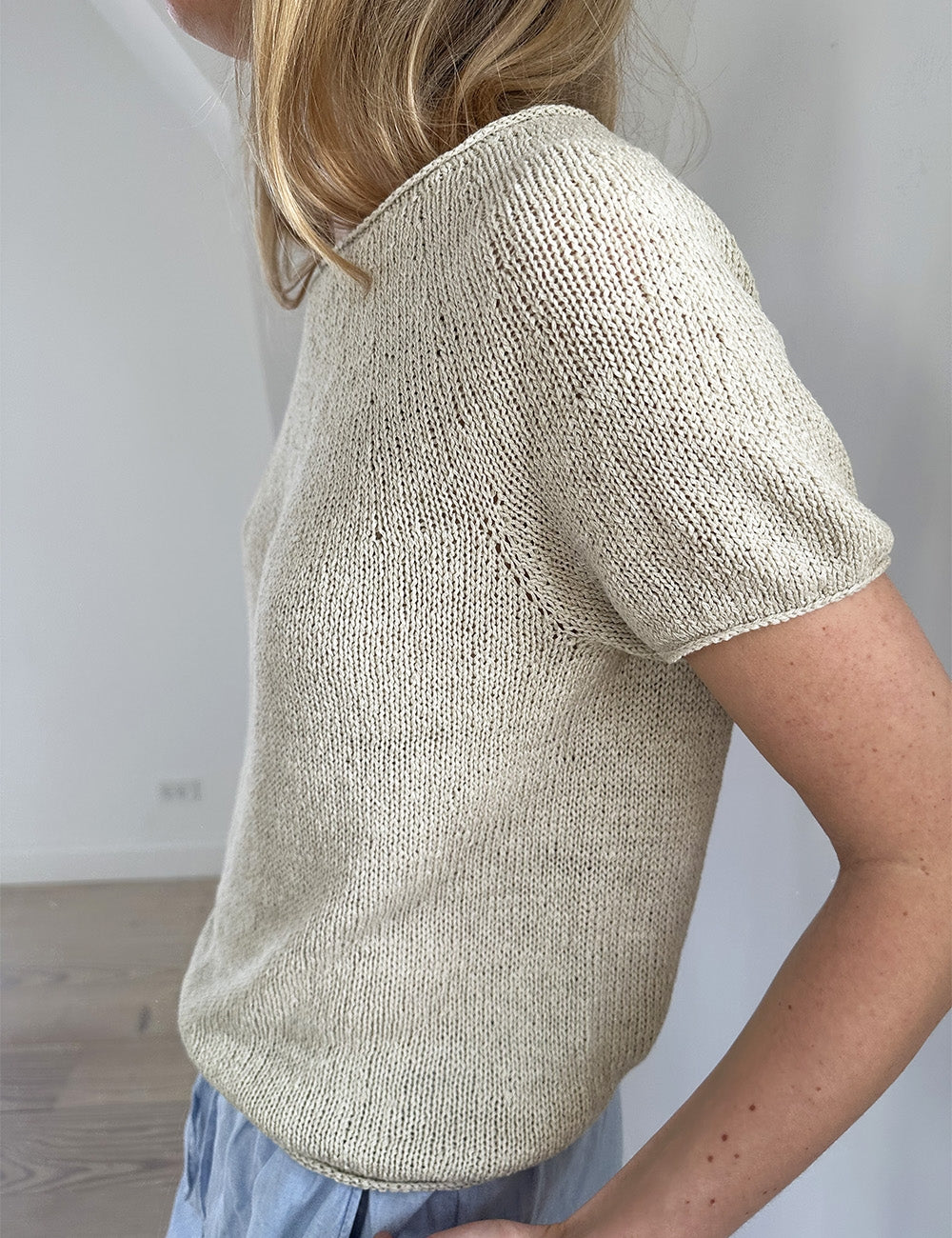 Garnpakke til Plain Yoke Tee 22