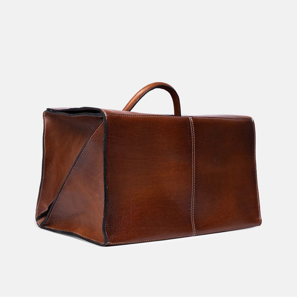 Project 115 projekttaske til dit garn og strikkeprojekt i walnut.
