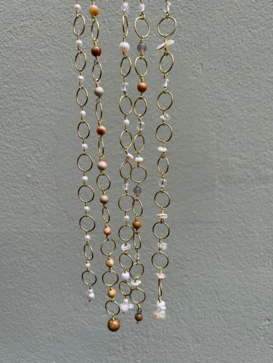 Strikkefisk fra Strikkediem til dit strikketøj i natursten og messing