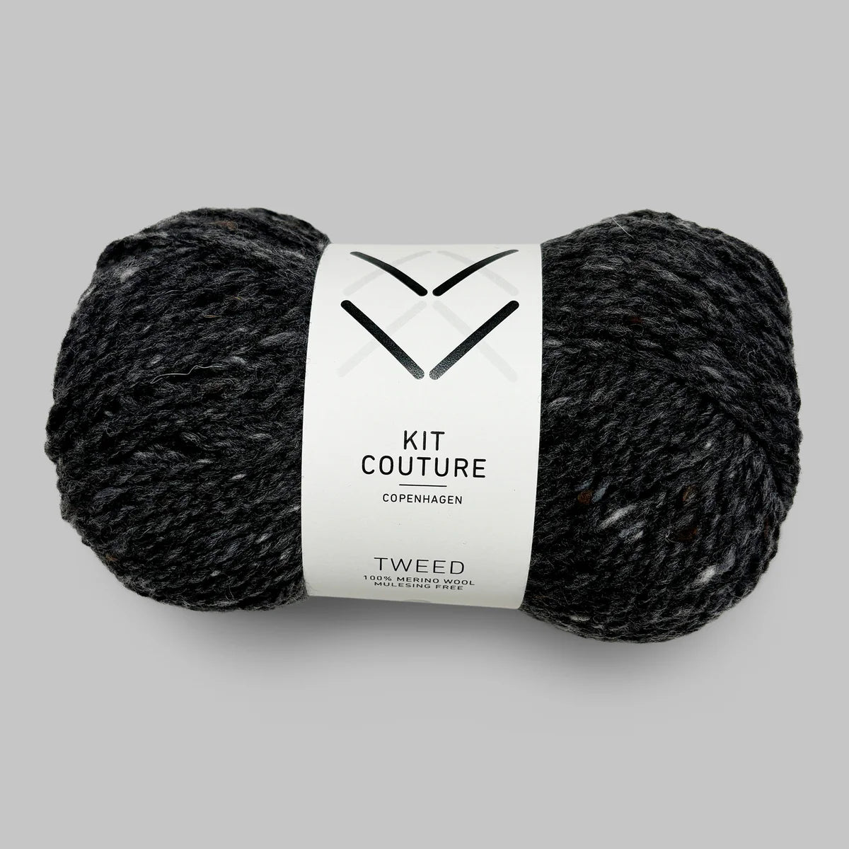 Tweed Garn fra Kit Couture er et sprødt og blødt merino uldgarn fra Kit Couture