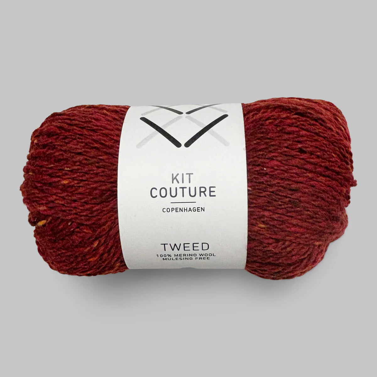 Tweed Garn fra Kit Couture er et sprødt og blødt merino uldgarn fra Kit Couture