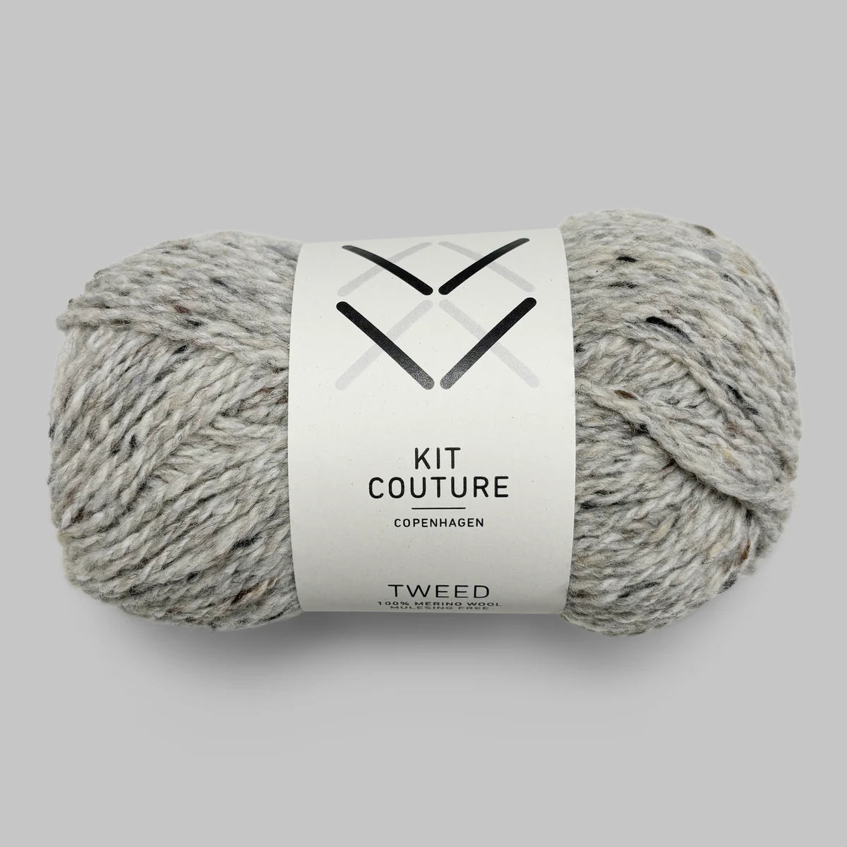 Tweed Garn fra Kit Couture er et sprødt og blødt merino uldgarn fra Kit Couture
