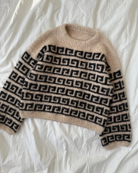 Strikkekit til Athene Sweater af PetiteKnit - Isager Archives 2