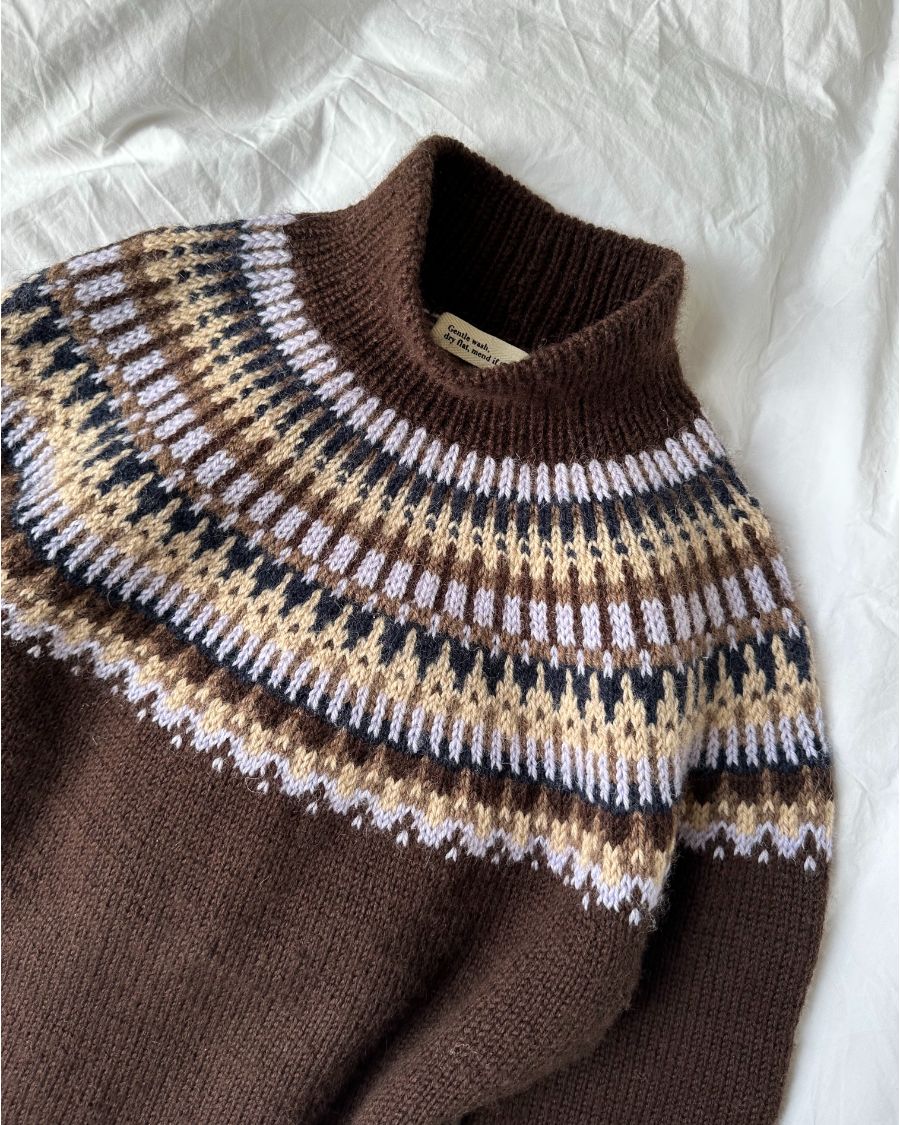 Strikkekit til Celeste Sweater fra PetiteKnit