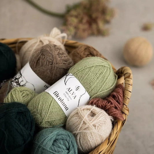 Alva - et følgegarn fra Filcolana i alpaca uden mohair