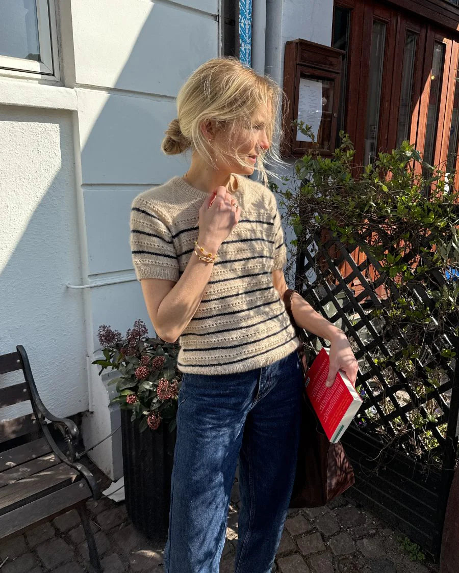 Strikkekit til Ida Tee (100% Cashmere)
