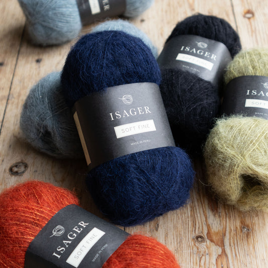 Isager Soft Fine - et blødt og loddent alpakka/Yak/silke garn