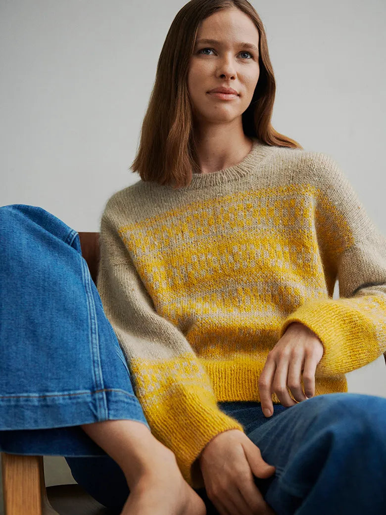 Garnpakke til Johanne Loop Sweater af Other Loops - Isager Archives kollektion